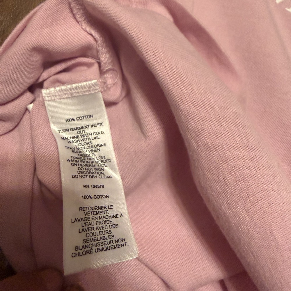 Women's Vineyard Vines Thanksgiving pink whale long sleeve pocket tee - Picture 2 of 14